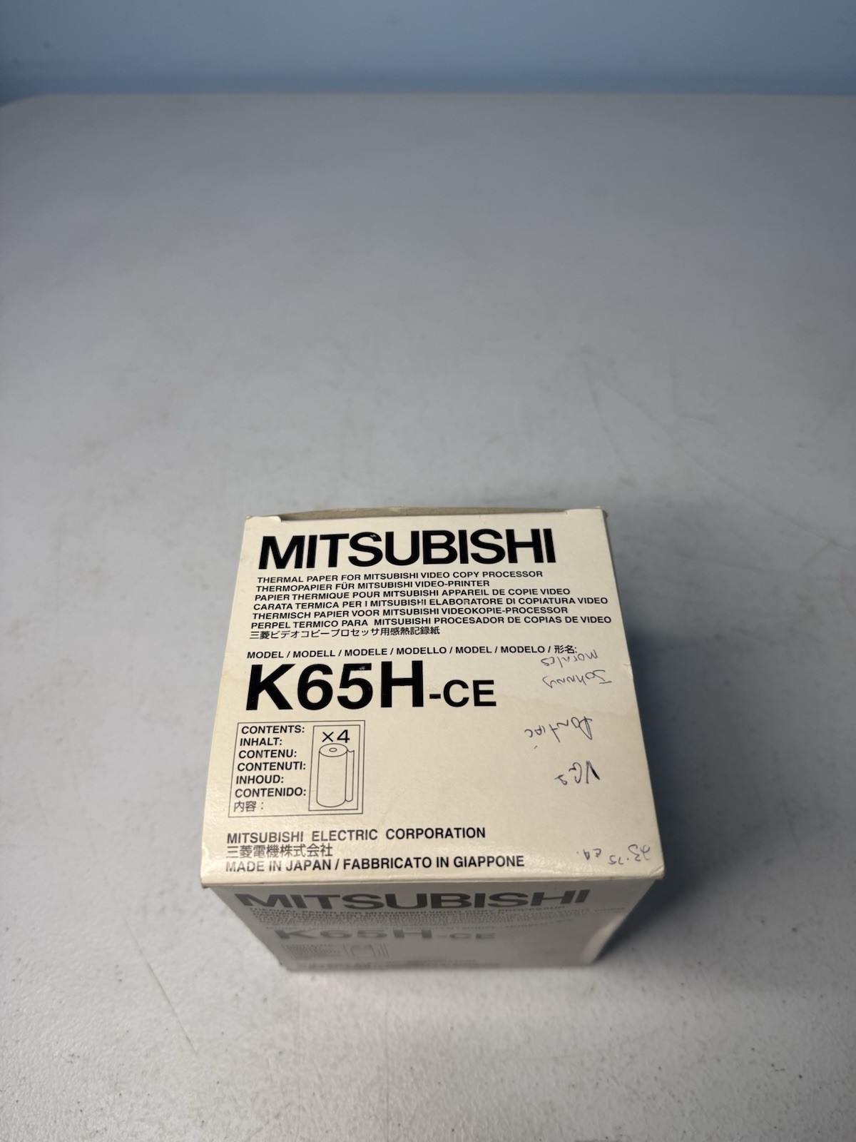 Mitsubishi K65H-CE Thermal Paper For Video Copy Processor Printer 4 NEW ROLLS