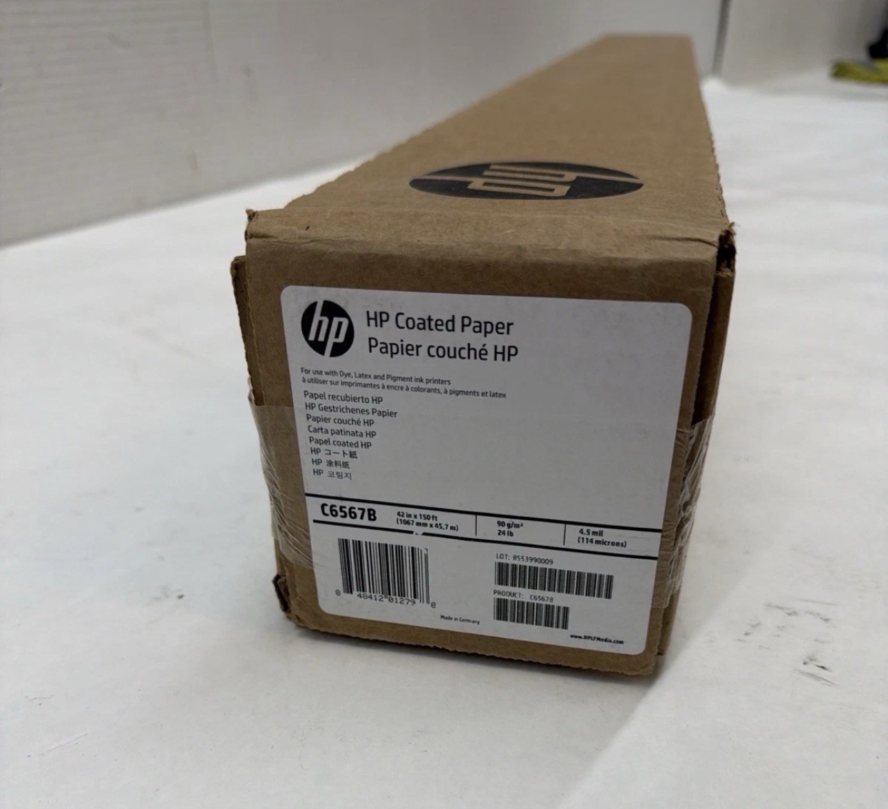 HP Coated Paper C6567B 42 In x 150ft
