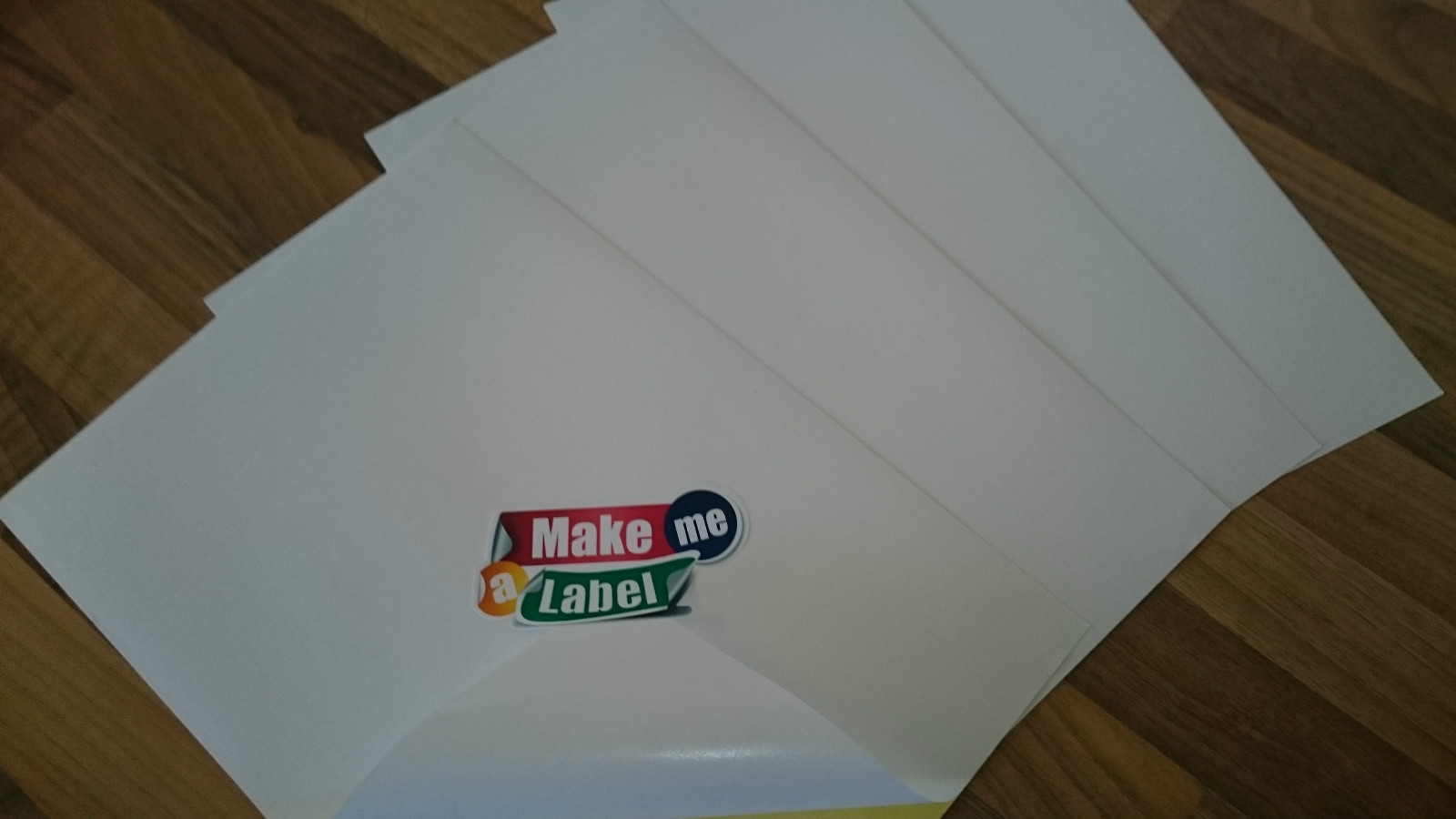20 White Matt A4 Self Adhesive Inkjet Printable Paper Sticker Sheets