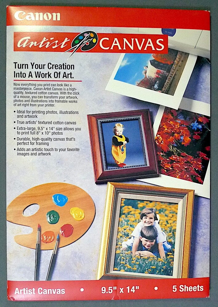 Canon Artist Canvas 9.5″ x 14″ Sheets