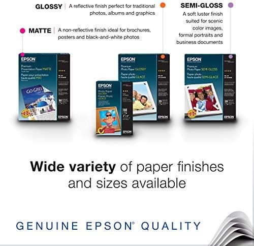 Epson Premium Presentation Paper MATTE (8.5×11 Inches, Double-sided, 50 Sheets)