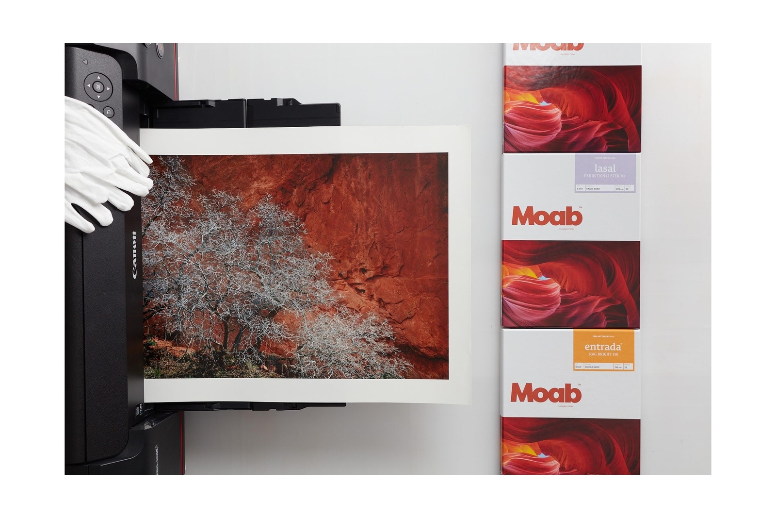 Moab Entrada Rag Bright 300, 100% Cotton Fine Art Archival Inkjet Paper, 2-Si…