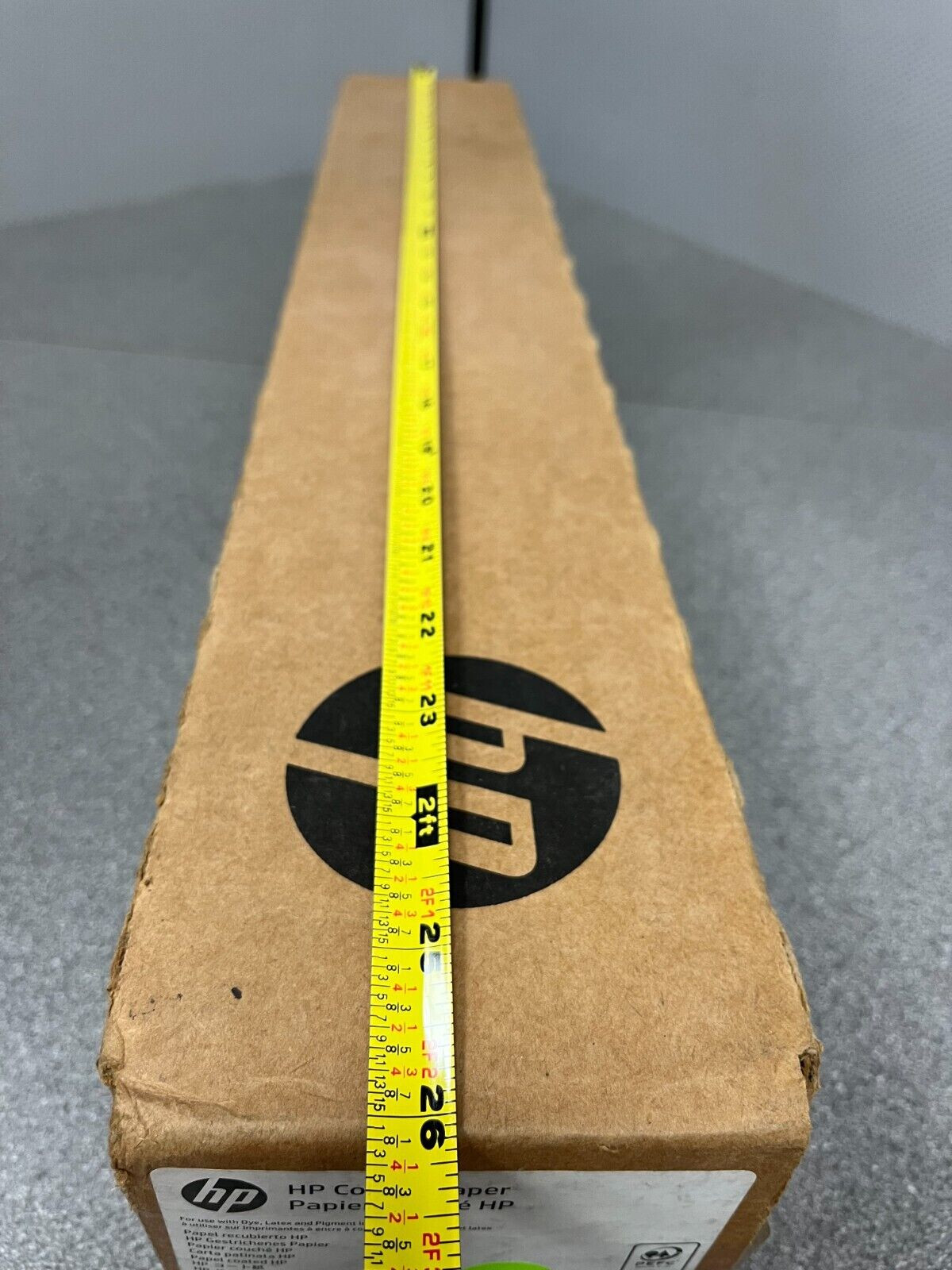 C6019B HP Coated Paper 24”x 150ft, 4.5 mil, 24 lbs, 90 g/m2