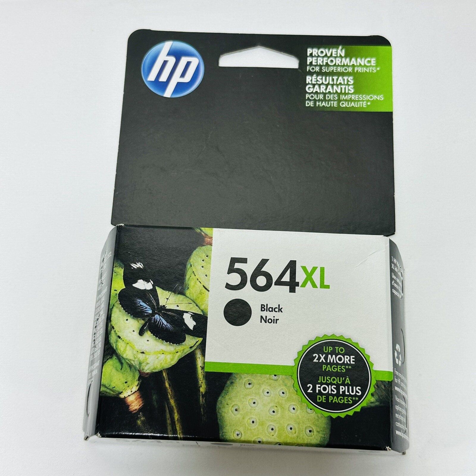 Sealed Hewlett Packard HP 564 XL Black Ink Cartridge CN684WN Expired Oct 2019