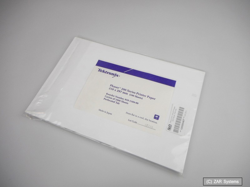 Xerox 016-1184-00 Phaser 200 Paper, Thermal, A4 (210x297mm), 100 Sheets, NEW