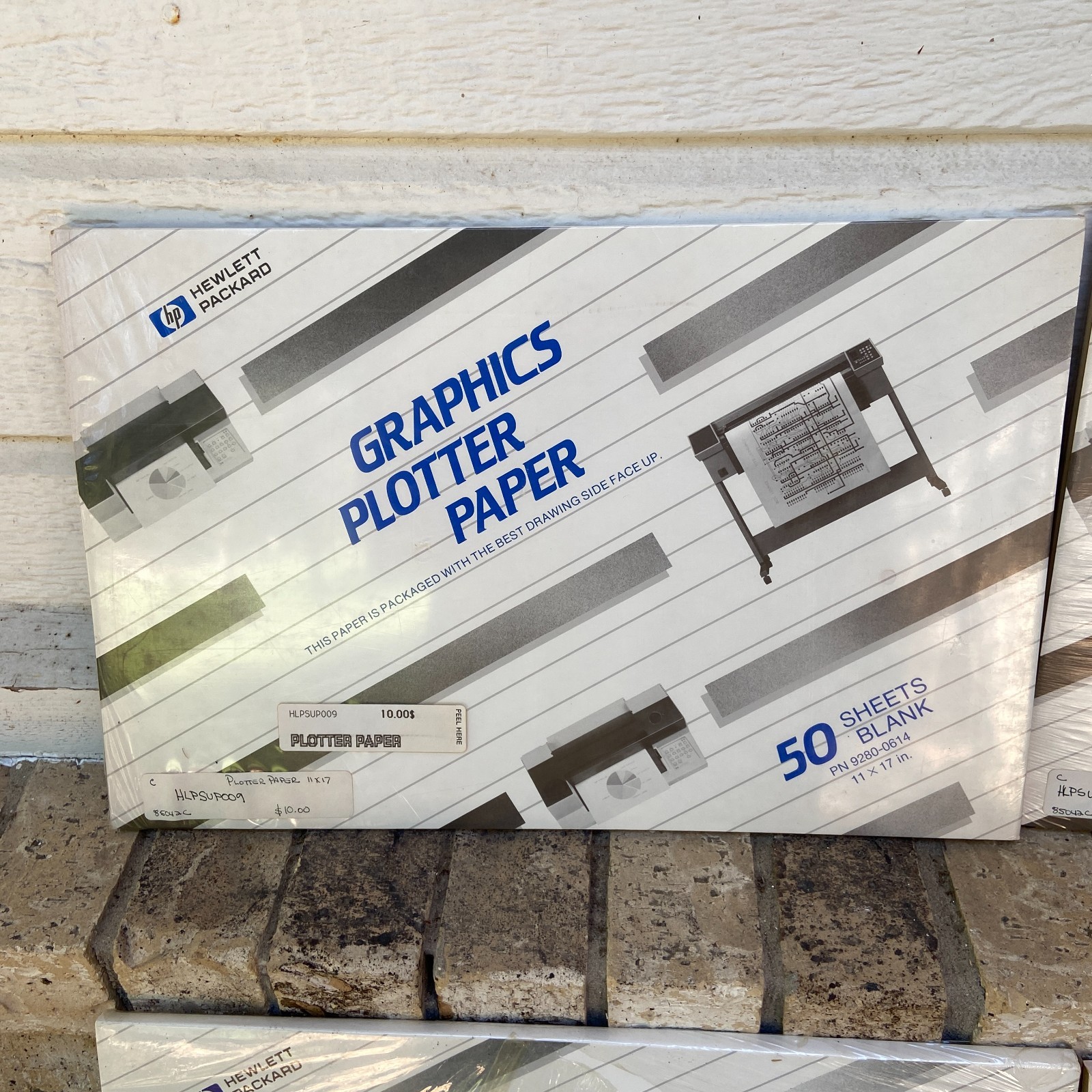 New Vintage Hewlett Packard HP Graphics Plotter Paper 11”x17” 800 Sheets NIP NOS