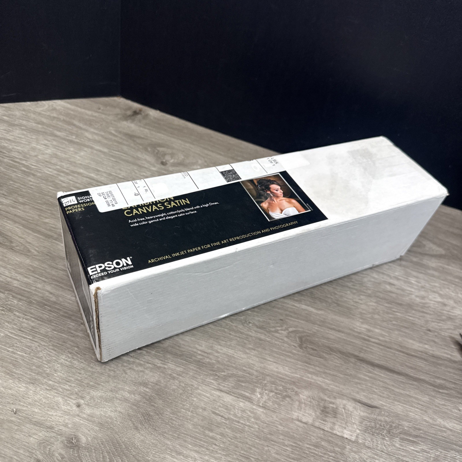 Epson Exhibition Canvas Matte | 13″ x 20′ – Roll S045255 Signature Partial Roll