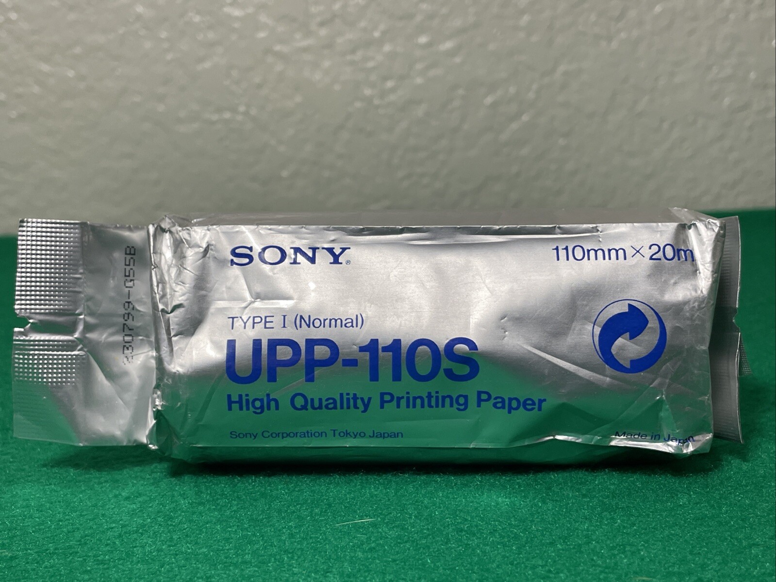 Genuine Sony UPP-110S Thermal Print Media Paper 1 Roll 110m X 20m Black Type I