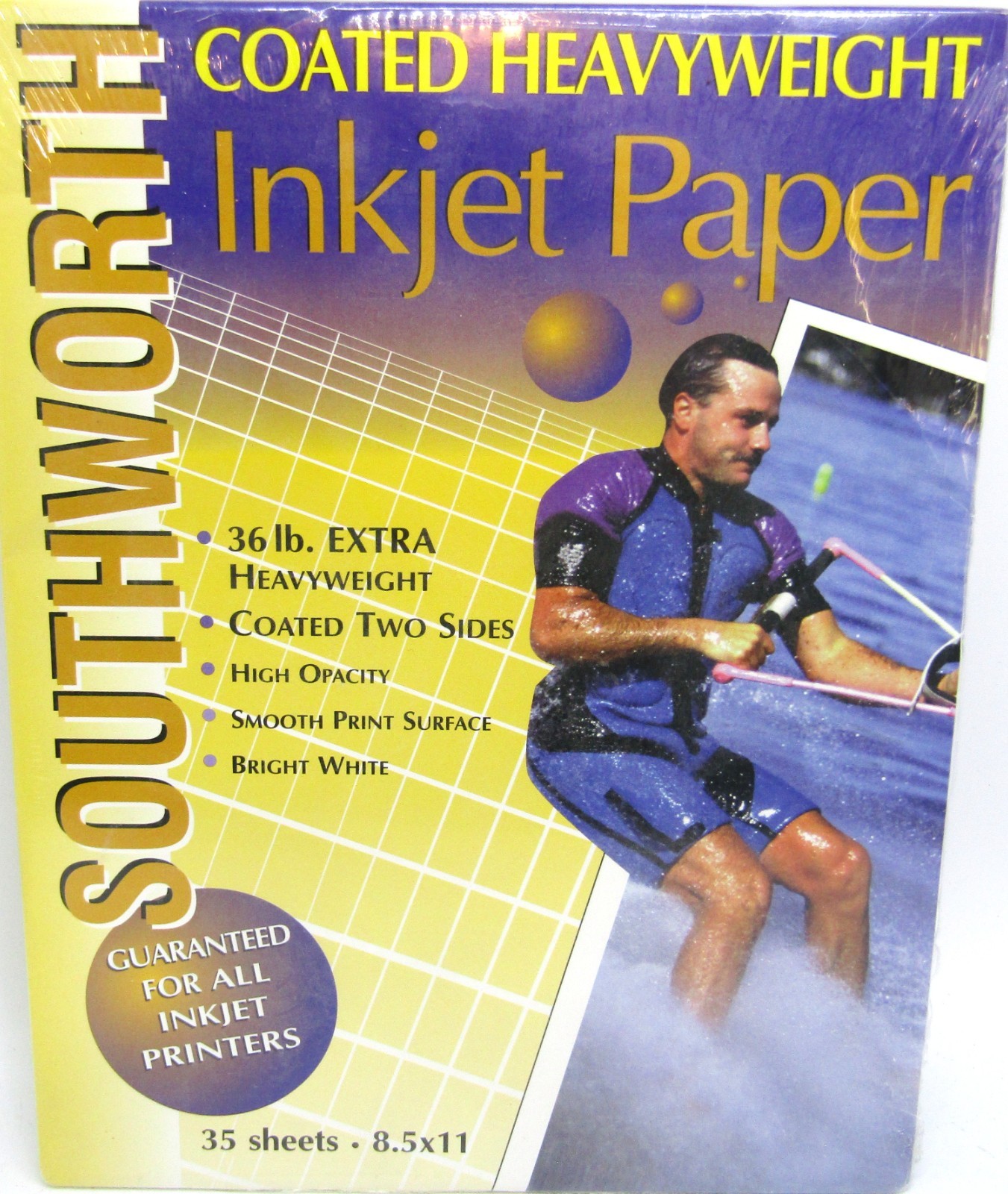 Southworth Coated Heavyweight Inkjet Paper 35 Sheets 8.5″ X 11′.