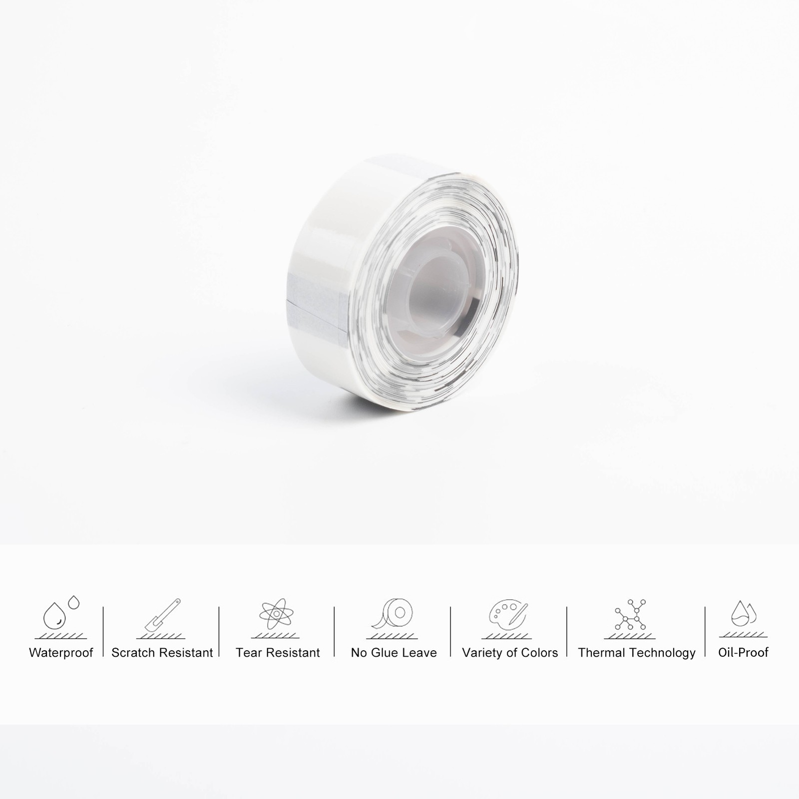 AIMO Thermal Label Paper Roll 14mm X 30mm 210 Sheets Waterproof Oil Proof