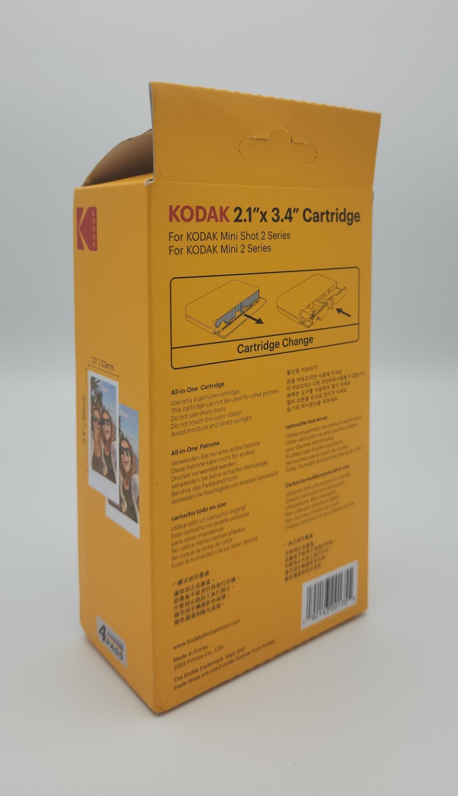 Kodak Cartridge 2.1 X 3.4 30 Sheets For Kodak Mini Shot 2 | Mini 2 Instant