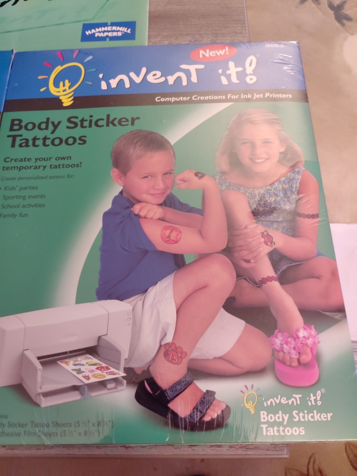 NOS Hammermill Ready to Print Invent It Iron-on Transfers 3 Packs New Free Ship