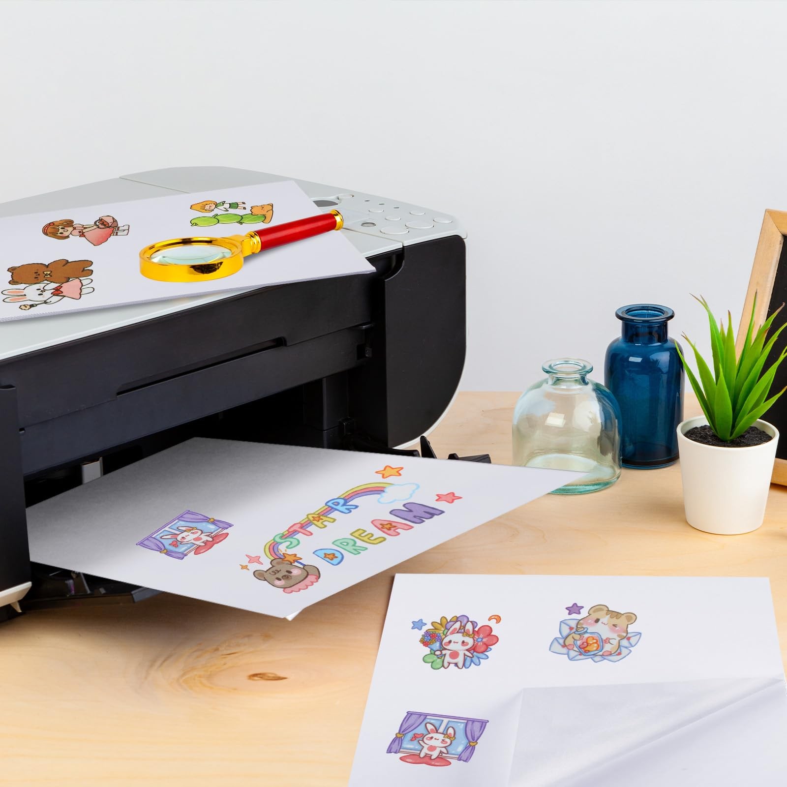 Feifeiya Washi Paper Sticker White Printable Multipurpose Copy Paper Inkjet
