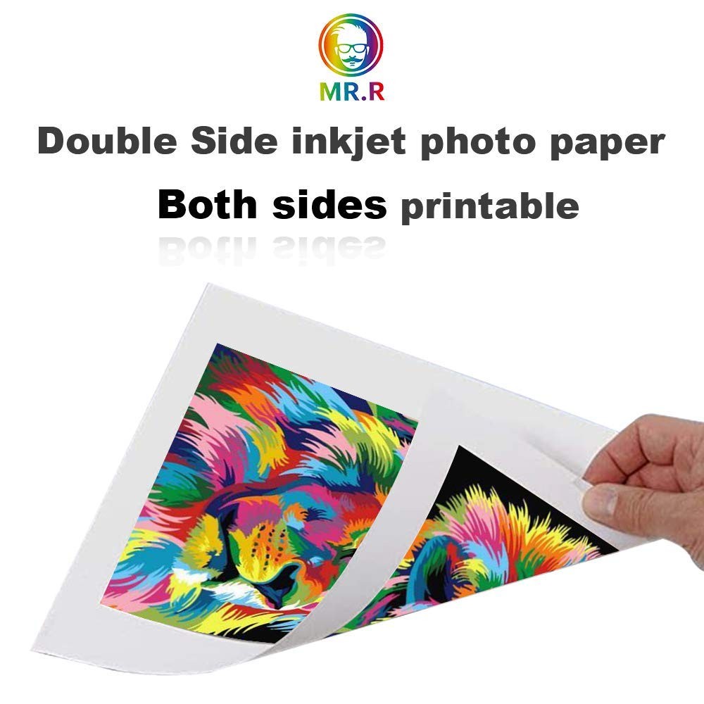 120gsm/sqm A4 Double Sided Matt Printable 100 Sheets Photo Paper Double Matt P…