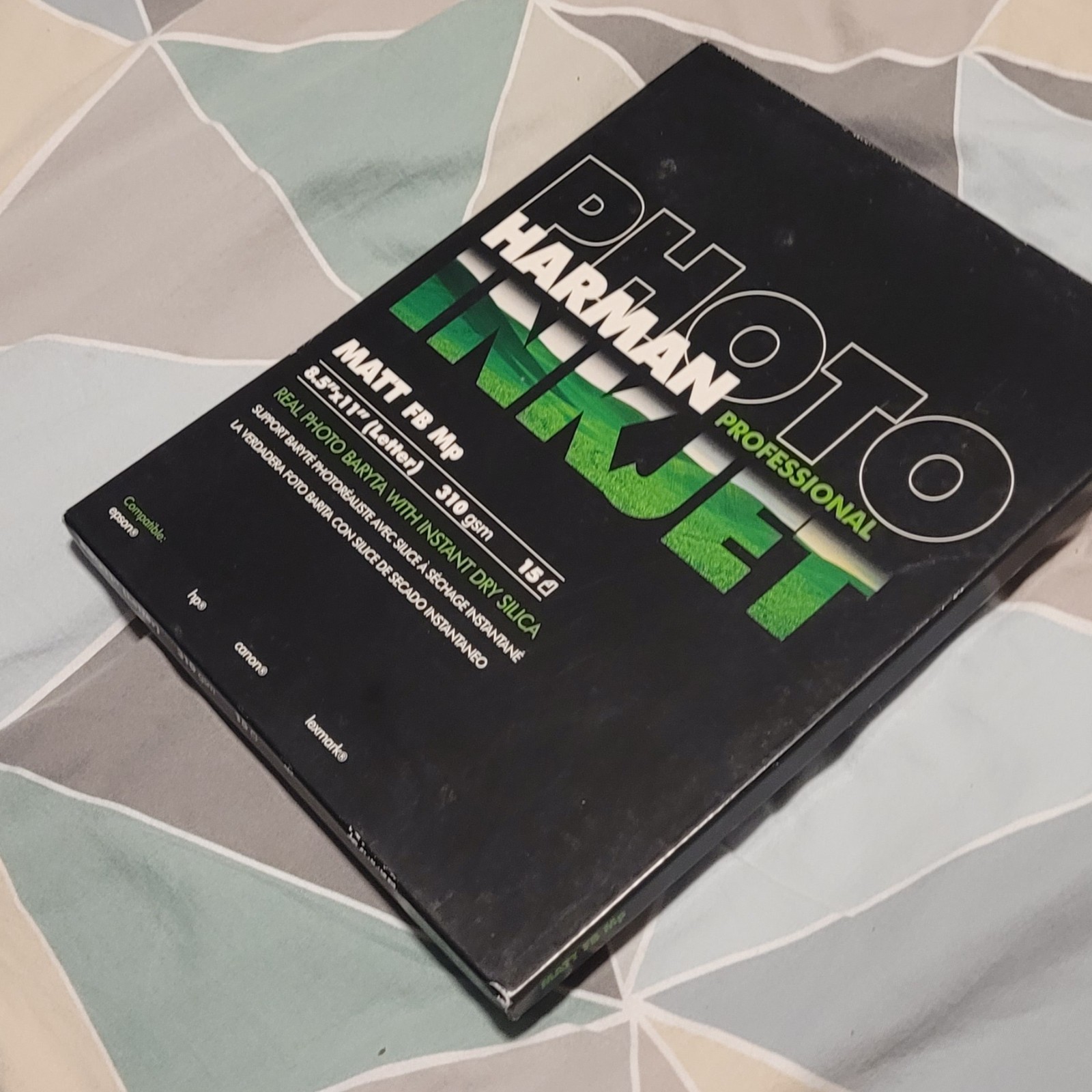 Harman Hi-matte Fiber Base MP 12 sheets Art Inkjet Paper 310gsm 12 Mil 8