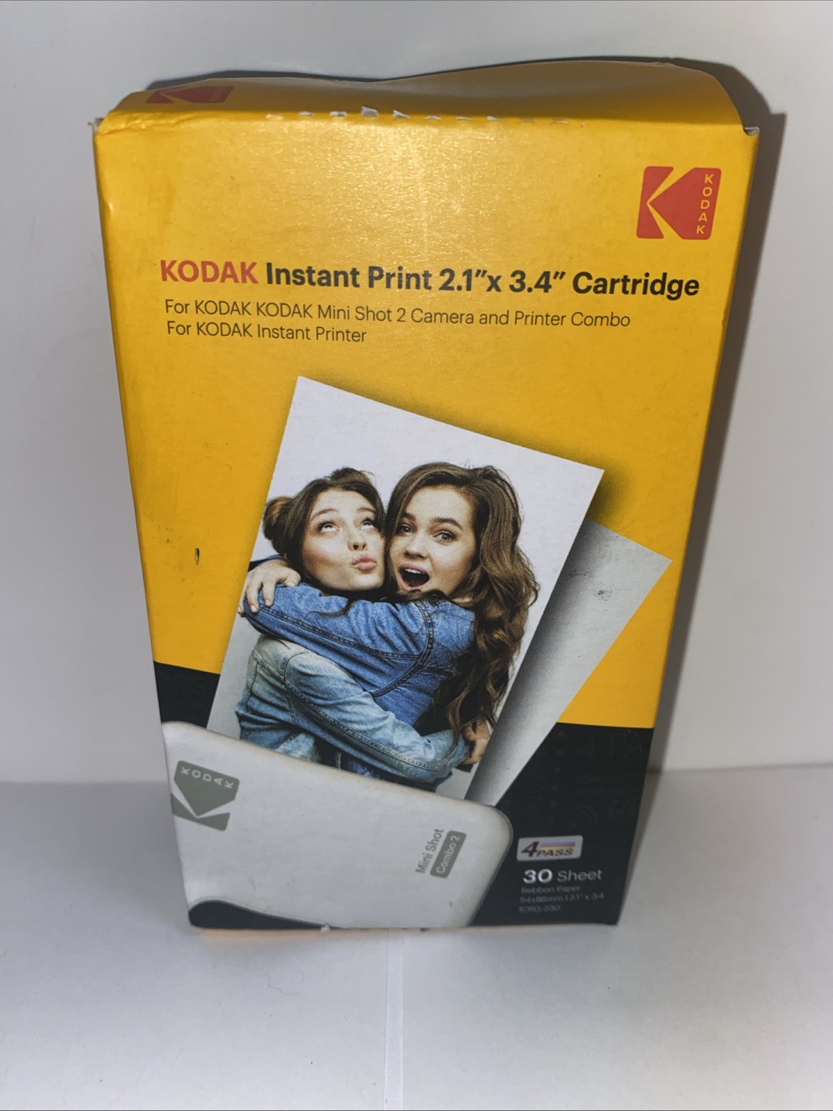 Kodak Cartridge 2.1 X 3.4 30 Sheets For Kodak Mini Shot 2 Series Brand New