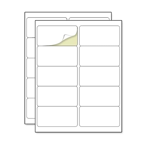2″ x 4″ Labels for Printer, Printable Mailing Address 2″ x 4″ | 40 Sheets