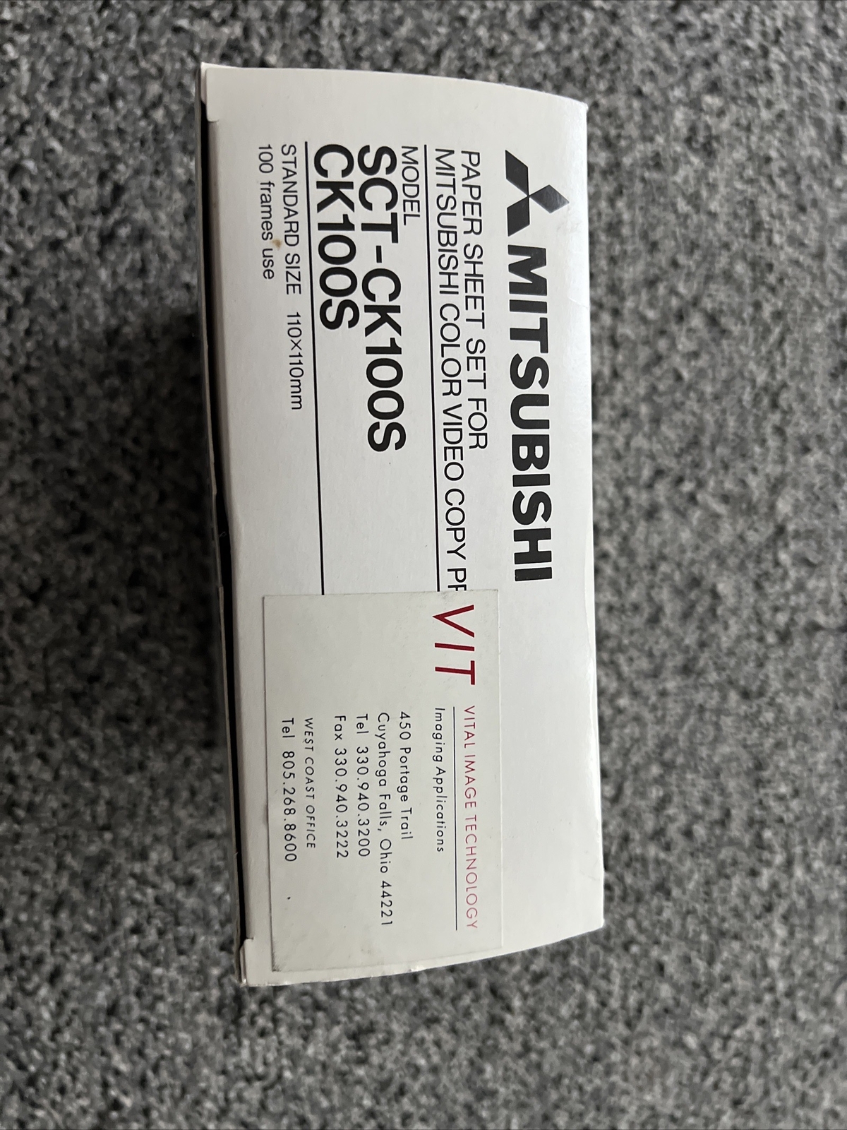 Mitsubishi Paper Sheet Set CK100S SCT-CK100S