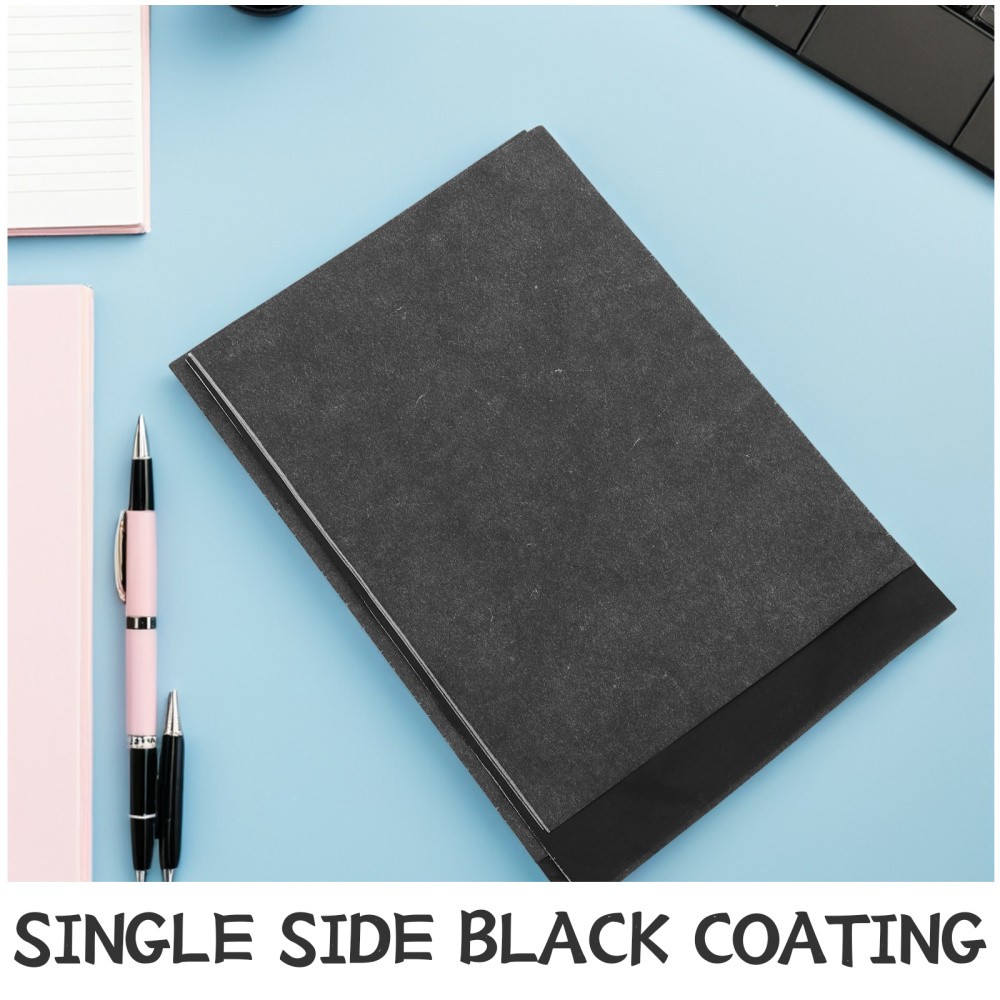 2Pcs Black Carbon Paper Reusable Transfer Paper for Tracing Drawing Sketching