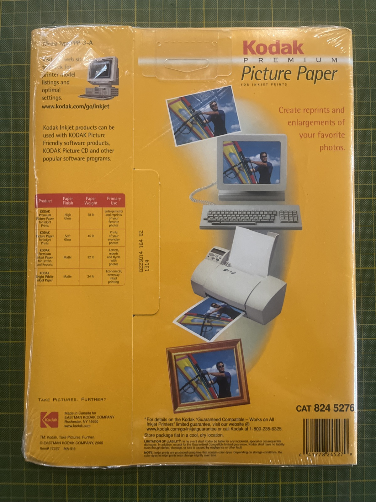 Kodak Premium Picture Paper 8.5 x 11″ High Gloss 60 Sheets NIB