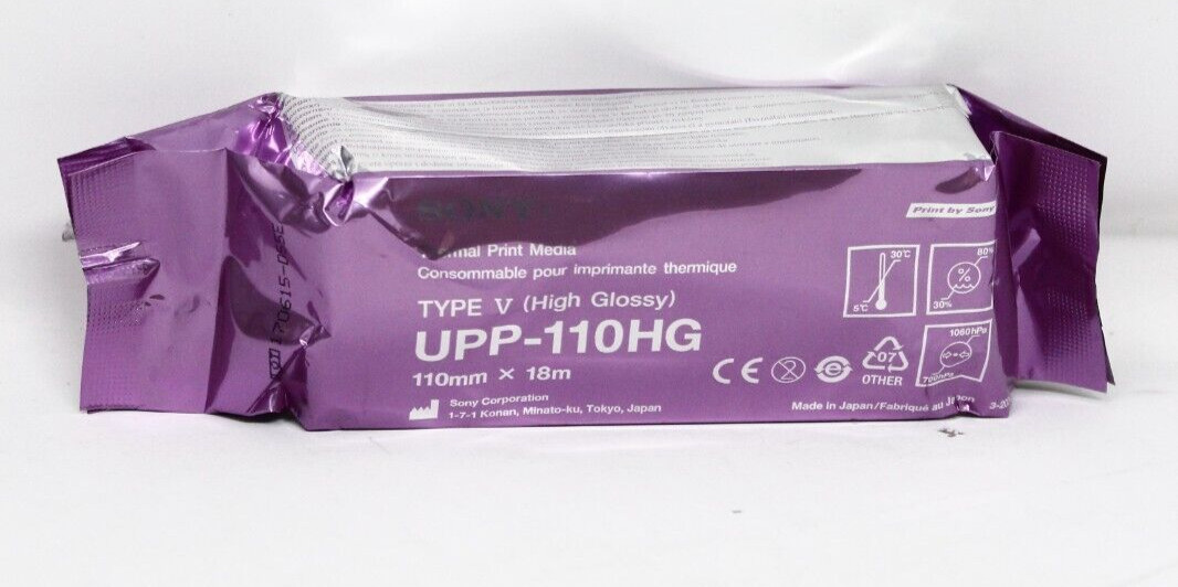 Sony UPP-110HG 110mm X 18m Type V (Glossy Top) – New