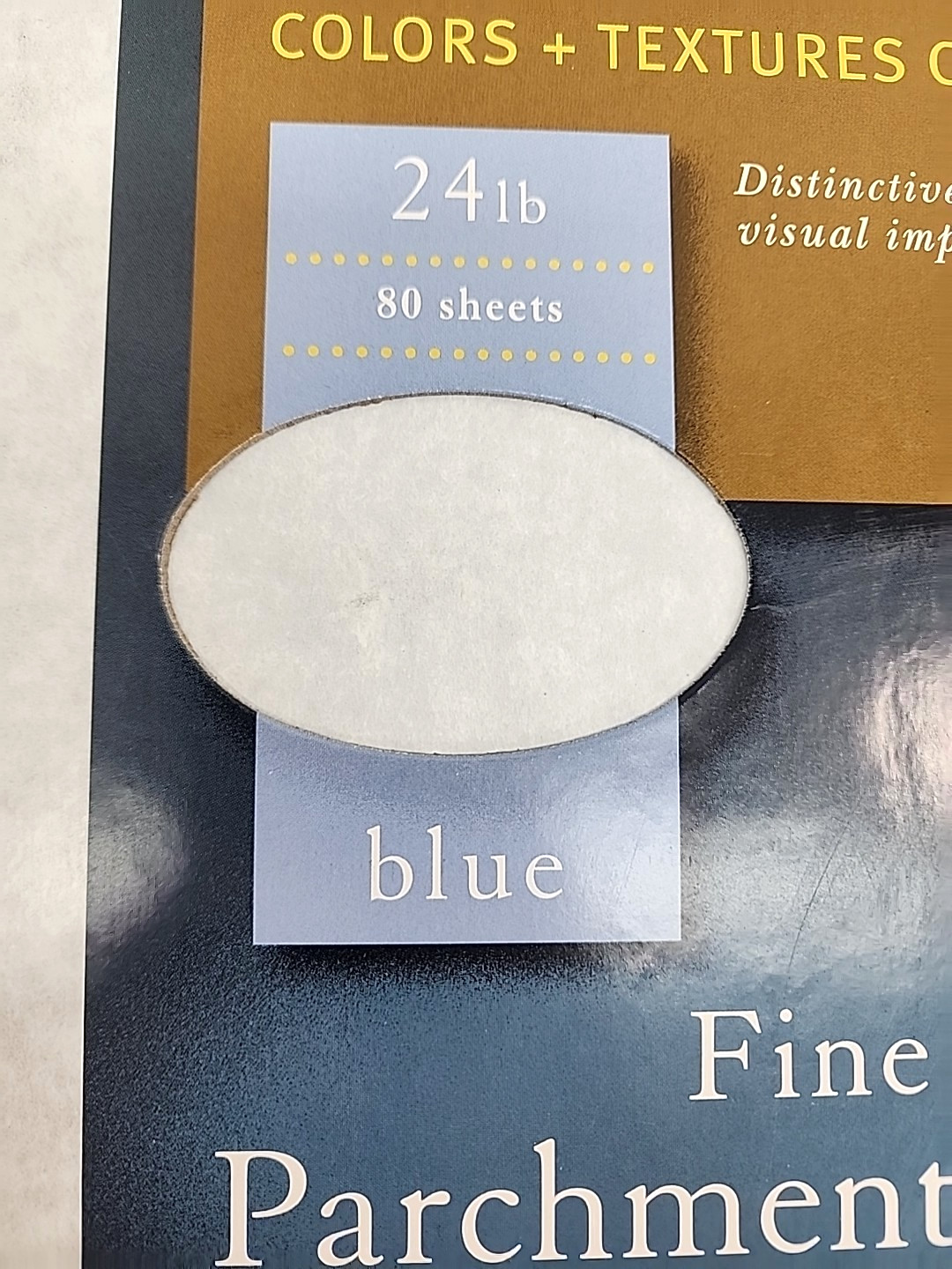 Southworth Blue Parchment Paper 24lb. 8-1/2″x11″ 80 Sh/PK Blue P964C
