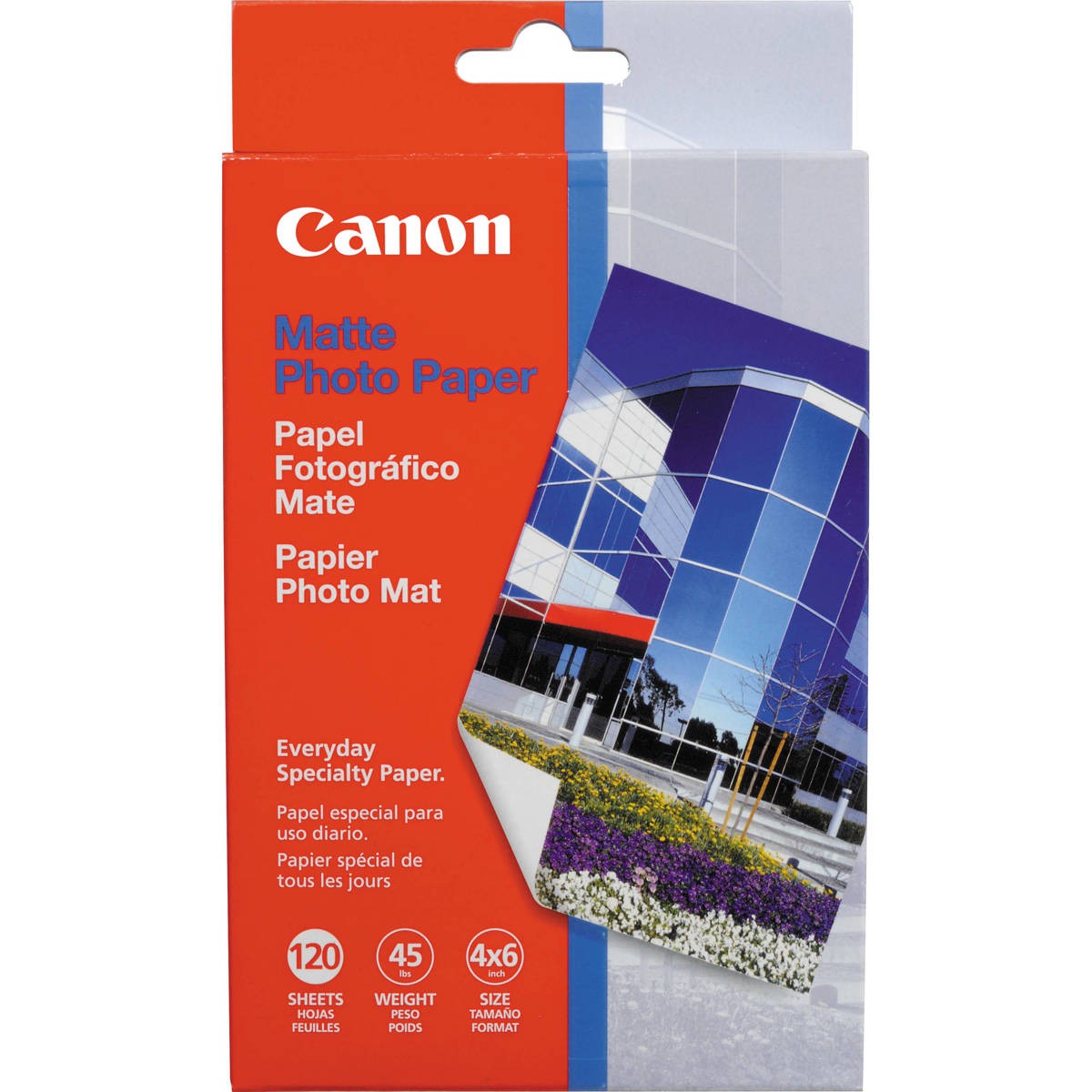 Canon Matte Photo Inkjet Paper, 8.5 mil., 4×6″, 120 Sheet Pack