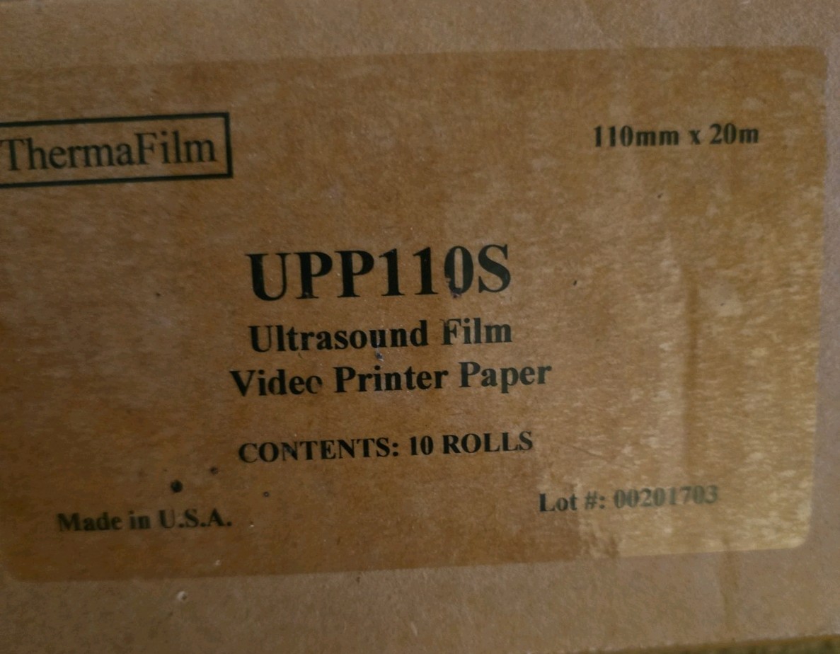 2 Rolls Of Thermal Film UPP110S Ultrasound Film Video Printer Paper
