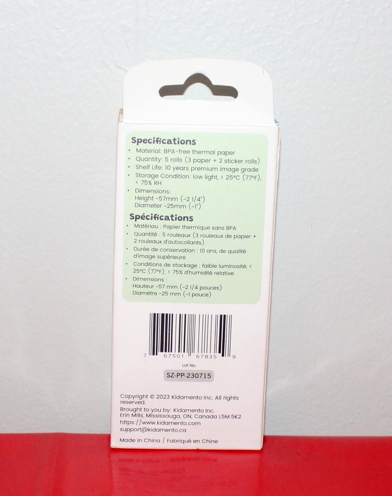 Kidamento Instant Print Refill Rolls Kids Camera *NEW* We Combine Shipping
