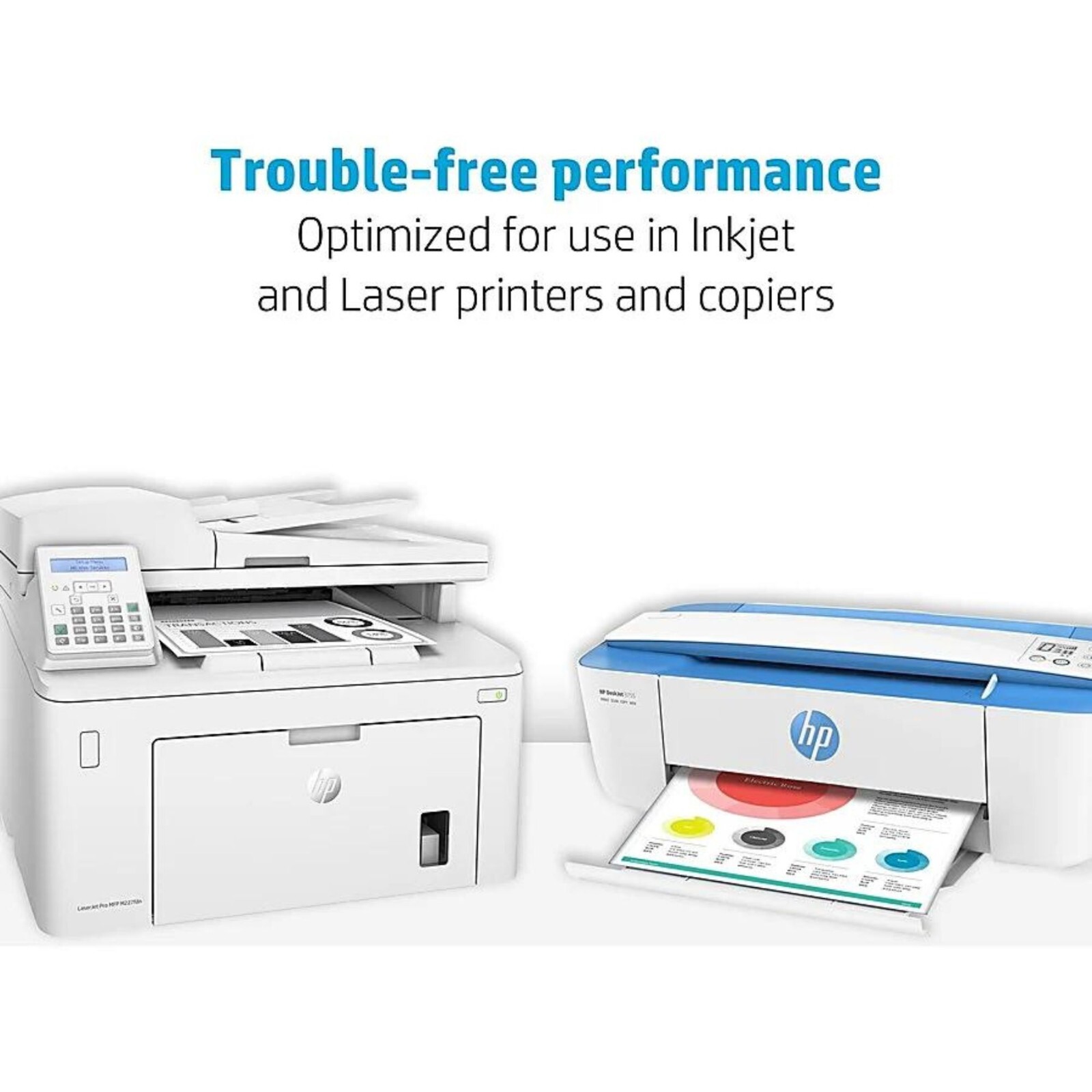 HP Office White Print Paper Size (8.5″ x 11″) Case Of 10 Reams, Count 5000 Sheet