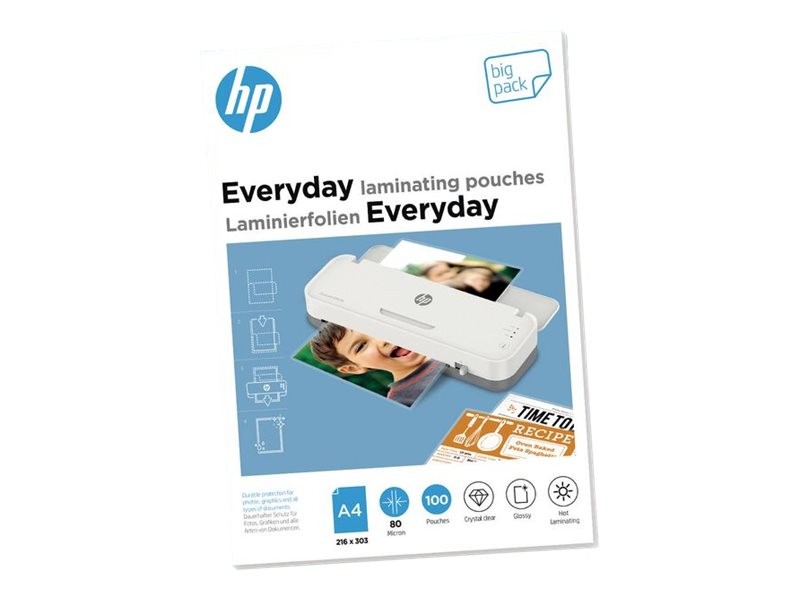 HP Everyday Rolling Sheets A4 80 Micron, Big Pack 100pcs 9154#ABD