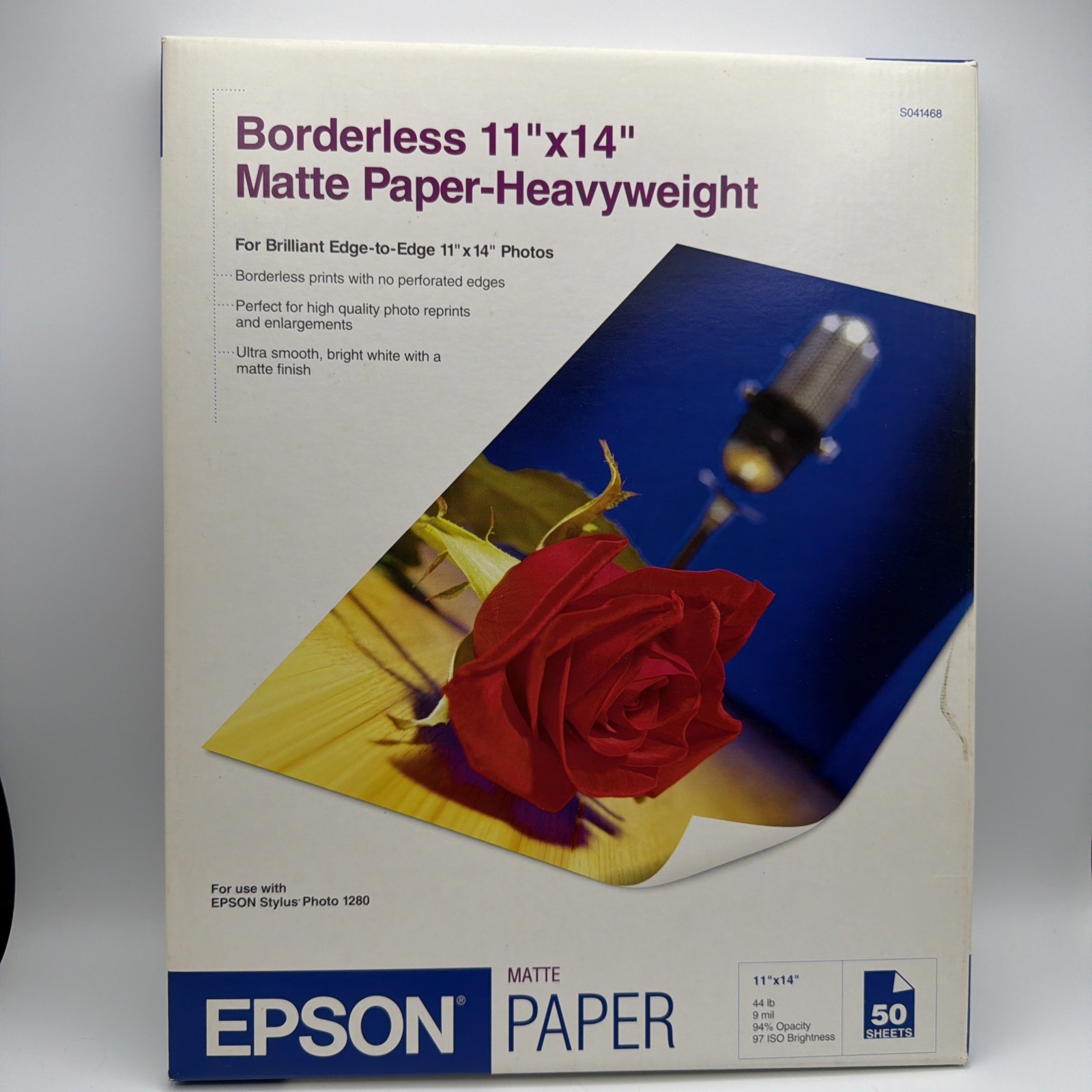 Epson Borderless 11×14 Matte Paper Heavyweight S041468