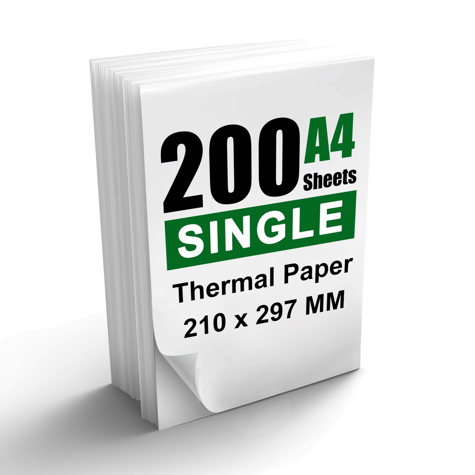 200 Sheets A4 Thermal Paper, 8.27×11.69′ Paper(210 200 Sheets, white