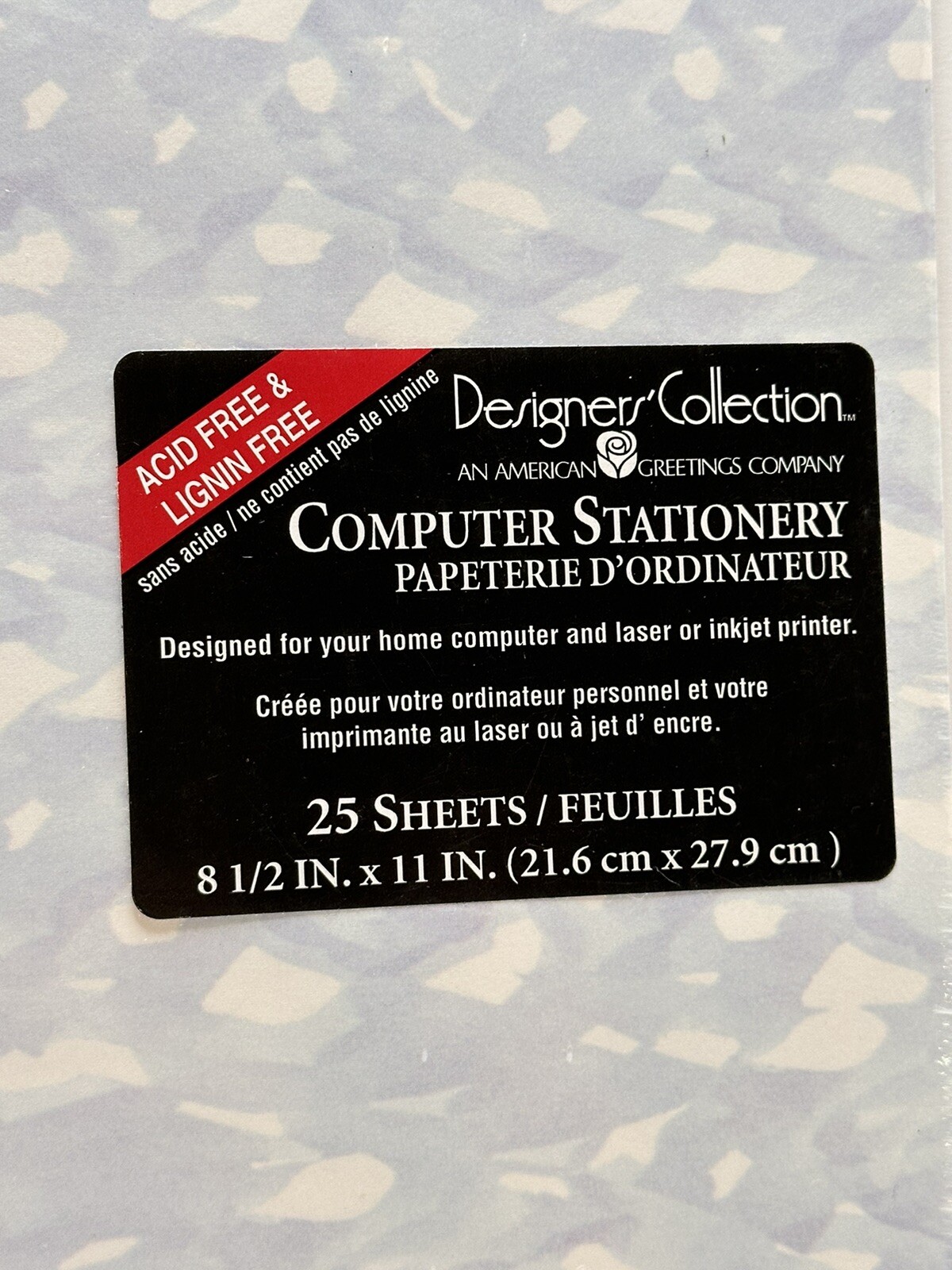 Computer Printer Letter Stationary Paper Christmas Snowman Stocking Noel