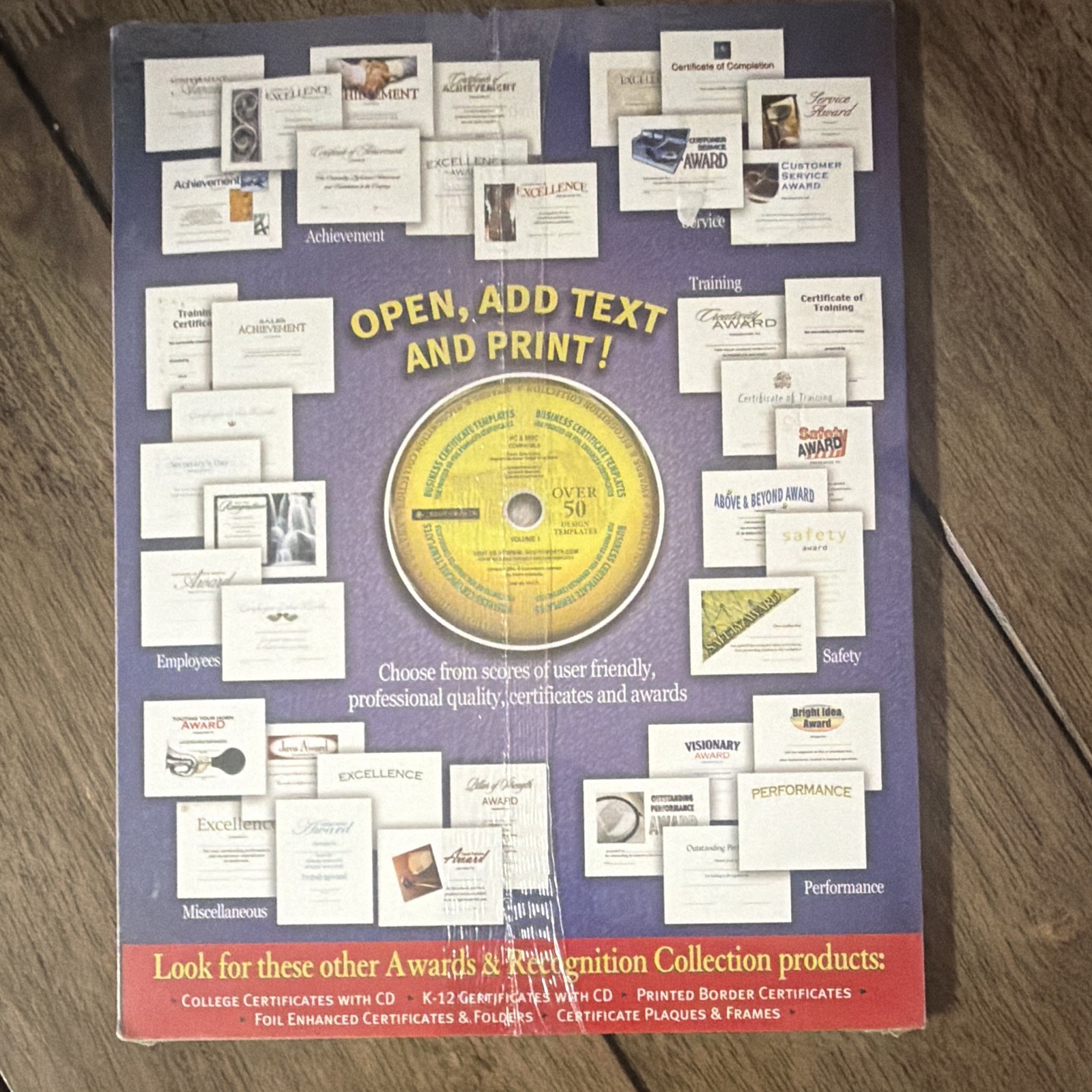Southworth Certificates Awards & Recognition Gold Parchment 24lb 8.5×11 25ct CT4
