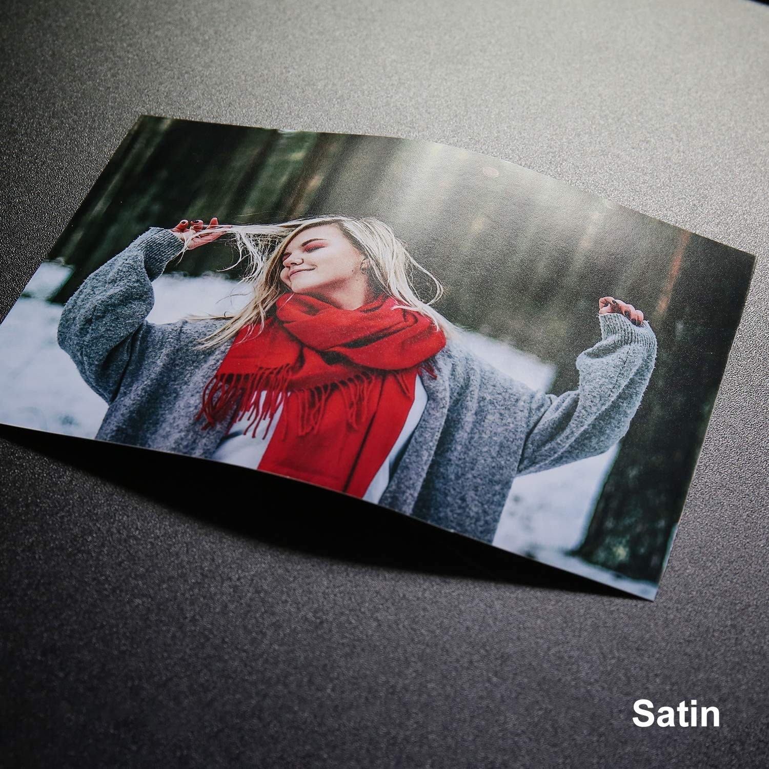 100 Sheets 8.5×11 Inch Thin Satin Photo Printer Paper Semi Gloss 200gsm