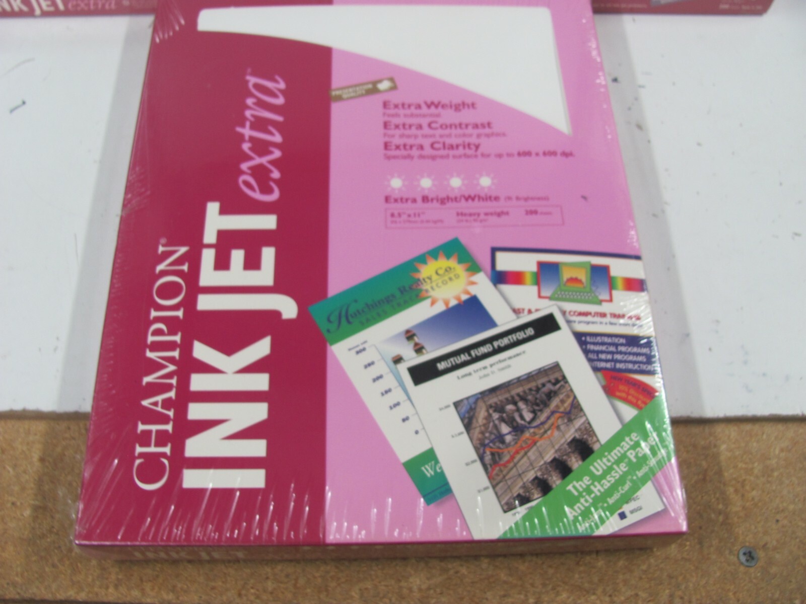Lot of 3 – Champion Ink Jet 200 SHEETS Extra Bright White HEAVY Weight 8.5 x 11