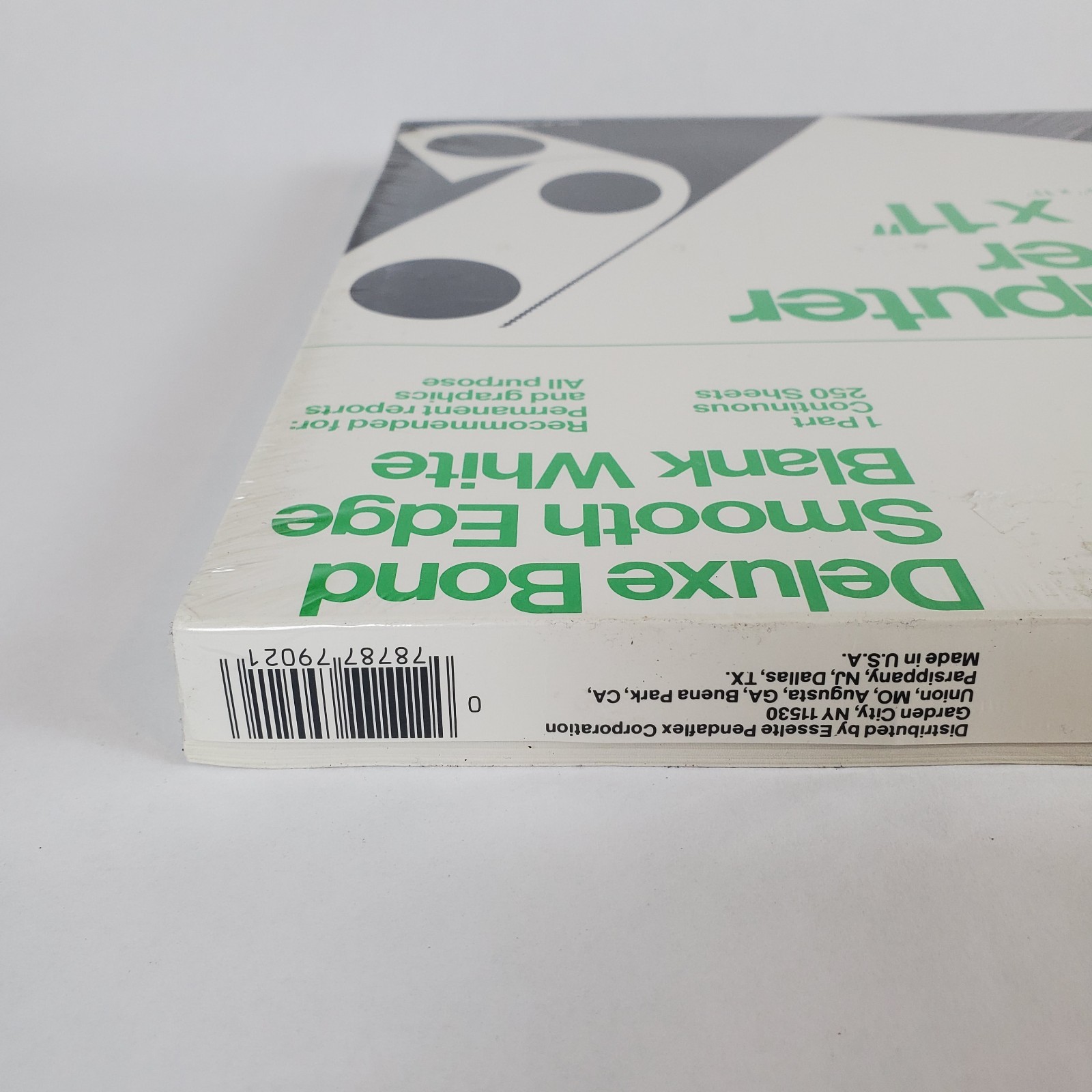 Oxford Computer Paper White VTG 80s 1984 NEW – 9.5″ x 11″ 250 Sheets Continuous