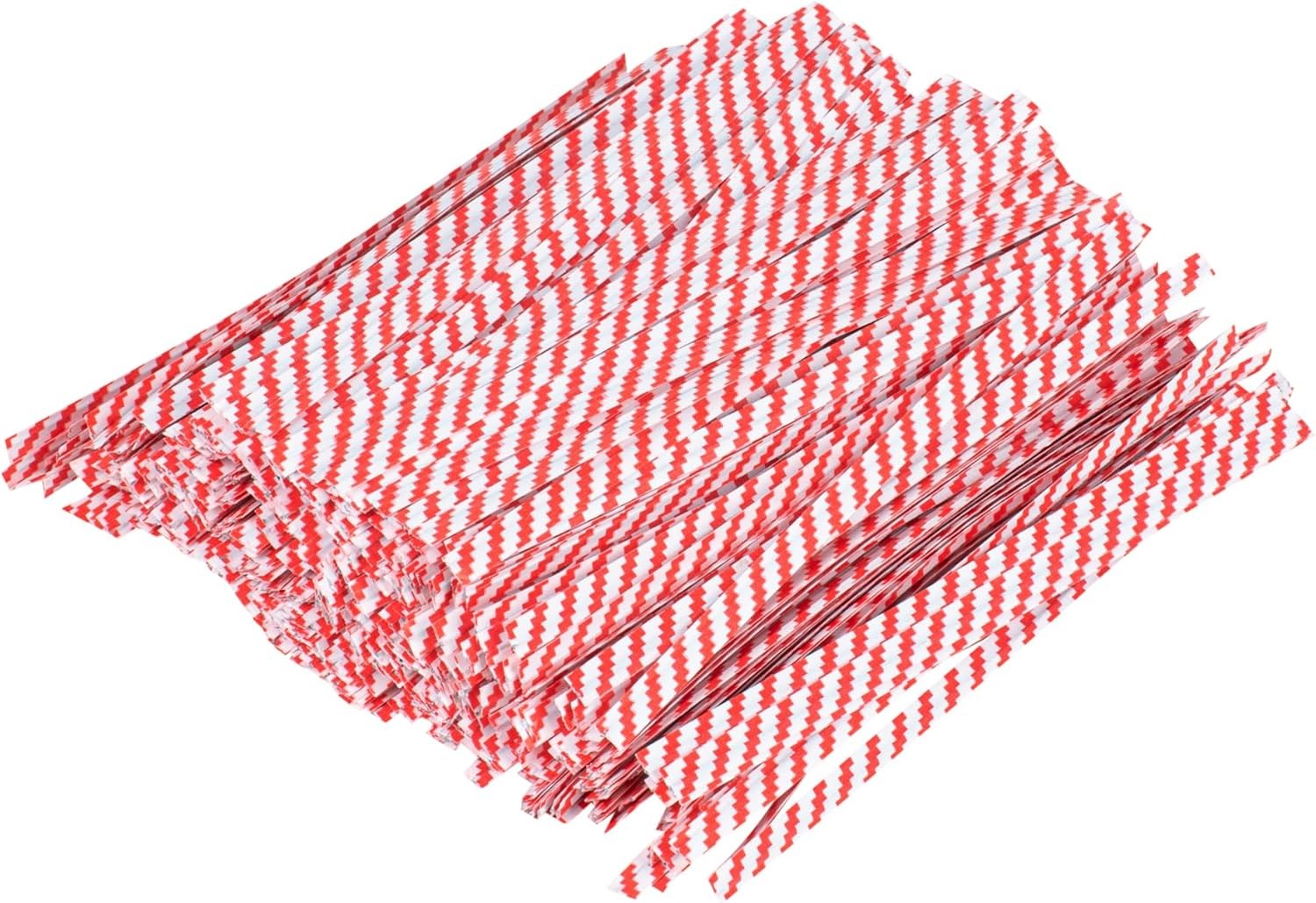 Twist Ties 5000 Pack of 4-Inch Reusable Paper Bag Ties Laminated Gripping Strong
