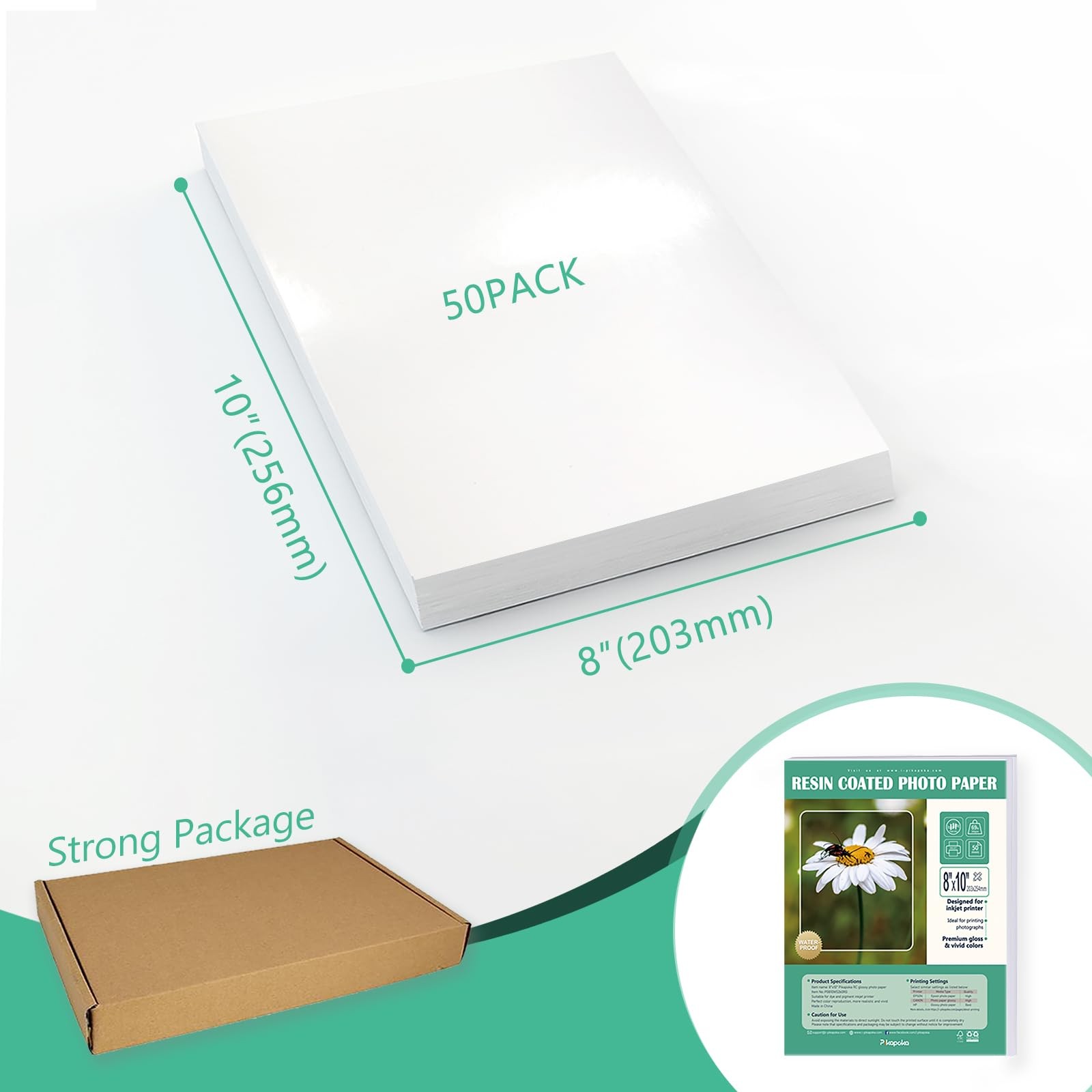 Ultra-Premium Glossy RC Photo Paper Professional and Heavyweight Metallic Res…