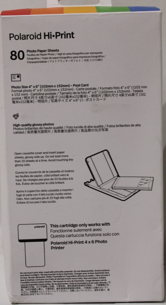 Polaroid – Hi-Print 4×6 Paper Cartridges
