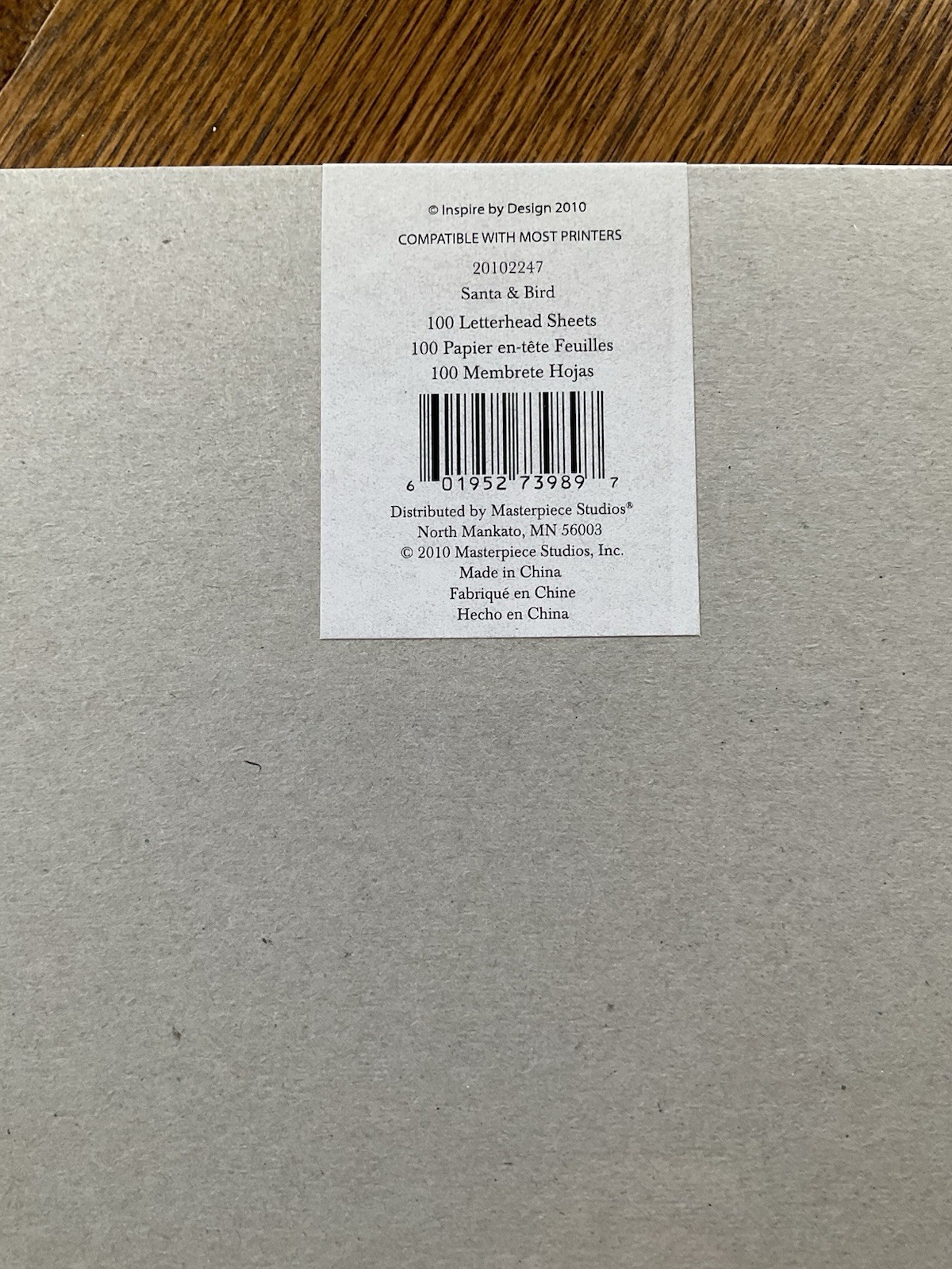 Letterhead Holiday Printer Paper Set of 2 100 Pages New Sealed