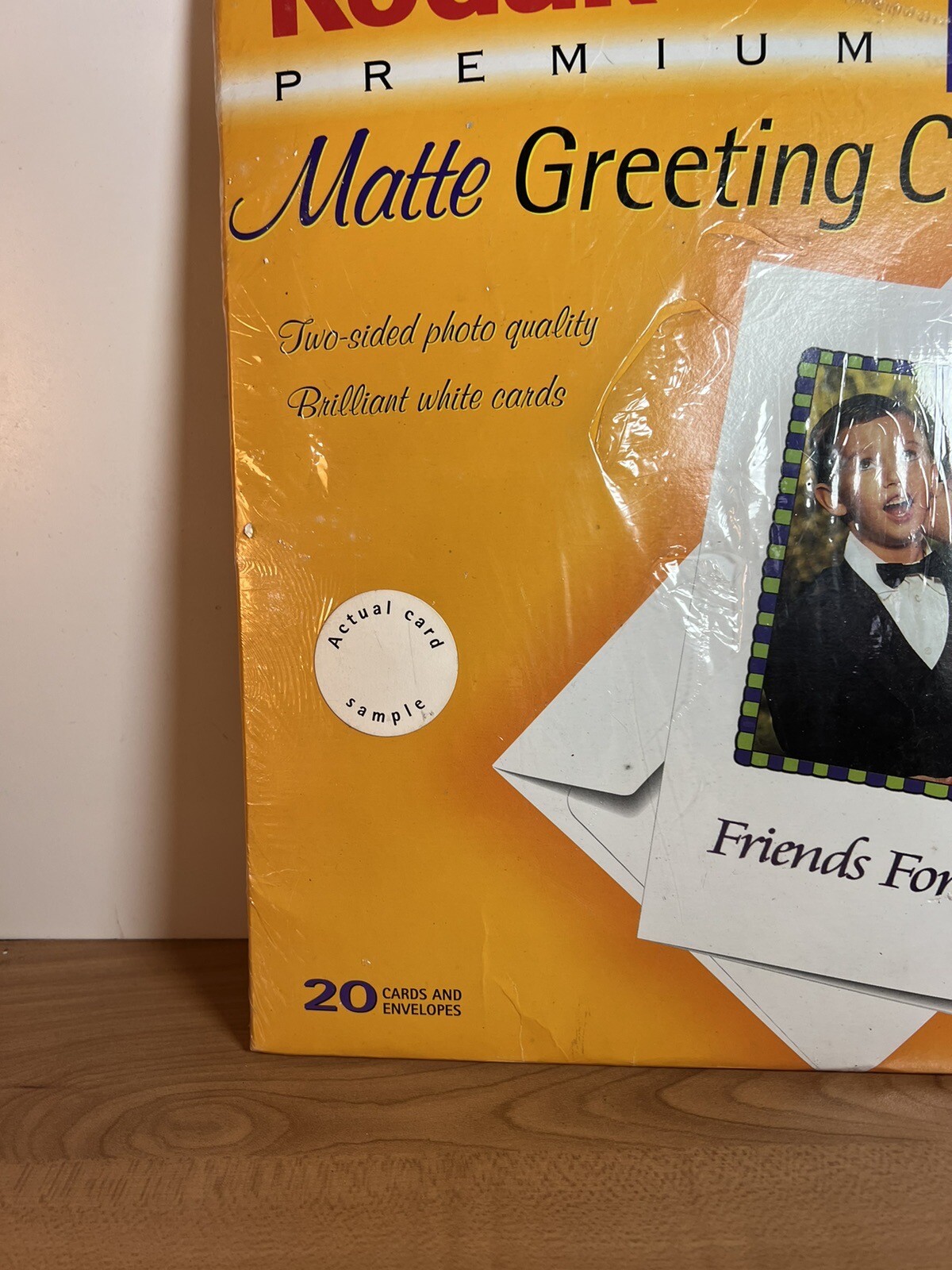 Kodak Premium Matte Half-Fold Greeting Cards 20 Cards and Envelope, Inkjet NEW