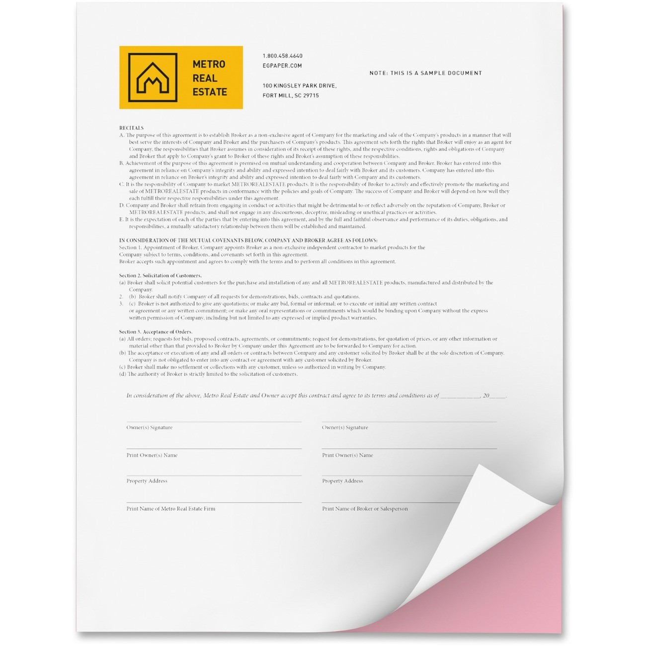 Xerox Carbonless Paper – Letter – 8.50″ X 11″ – 2500 / Carton – White (3R12421)