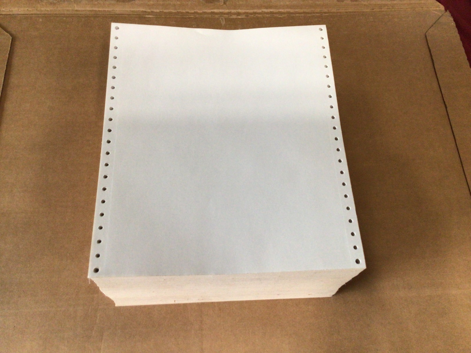 Continuous Feed Computer Paper for Dot Matrix Printer, 9.5X11X5 Inches Open Box