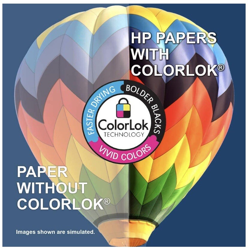 HP Printer Paper Copy & Print 8.5 x 11 Office Letter Size 500 Sheets Free Shipin