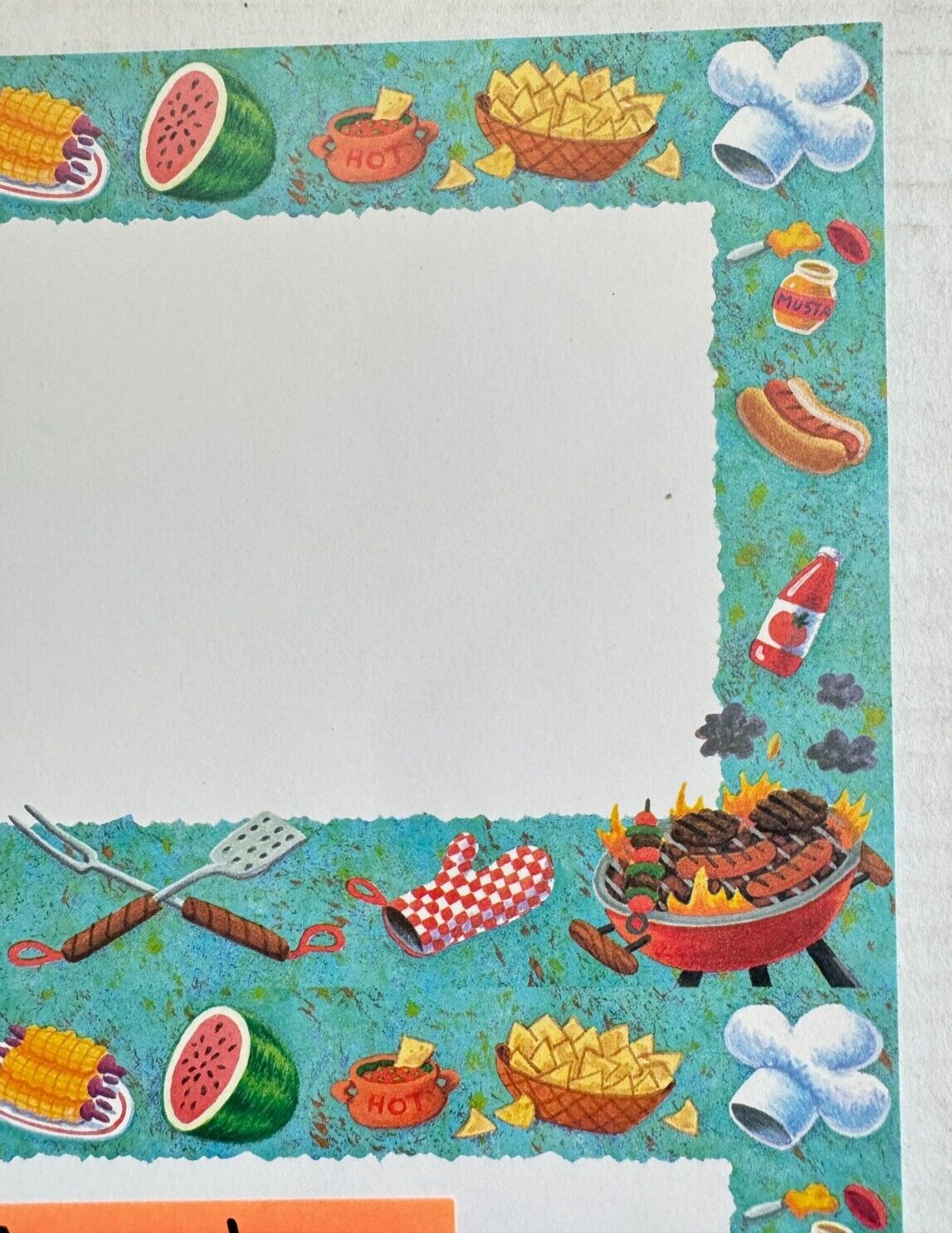 Martini Novelty Inkjet Printer Paper+ BBQ Note Cards Letter 8-1/2″x11″ LOT of 4