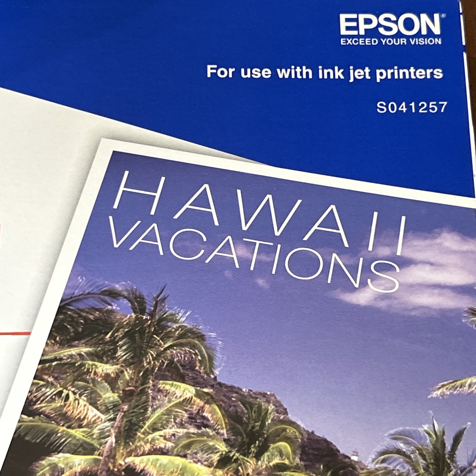 Epson S041257 Premium Presentation Inkjet Matte Paper 8.5×11″ 50 Sheets NEW