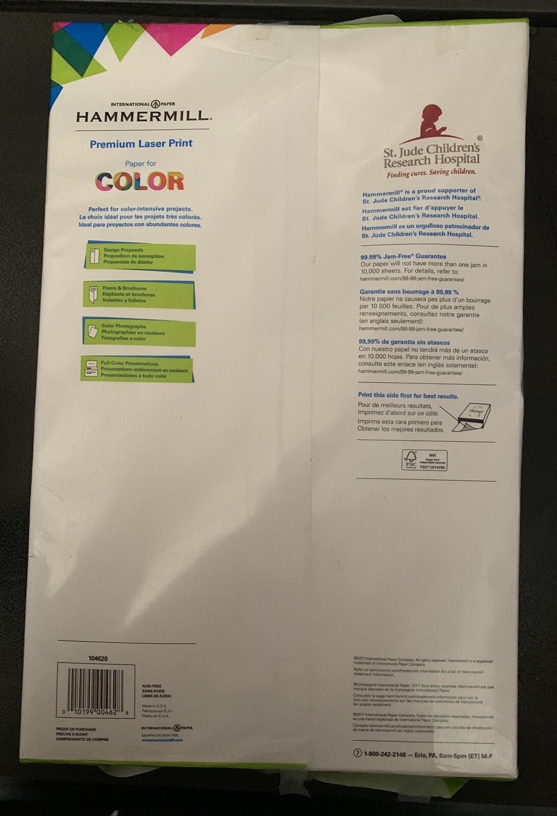 Hammermill Premium Laser Print 11″ x 17″ Color Copy Paper 24 lbs 98 Brightness