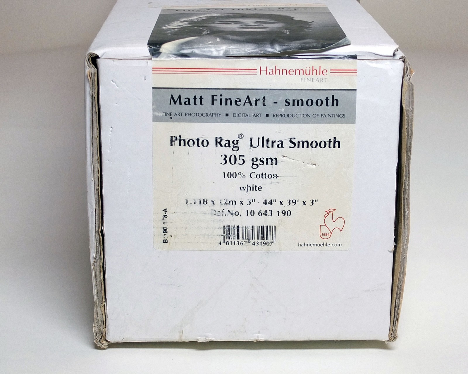 Hahnemule Large Format Paper Bamboo Canvas Rag Baryta Monet Rolls 44″ x 39′ NEW